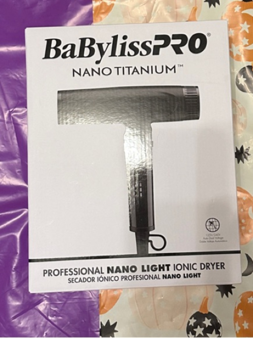 BaBylissPRO Nano Titanium Hair Dryer - Black smoke free home